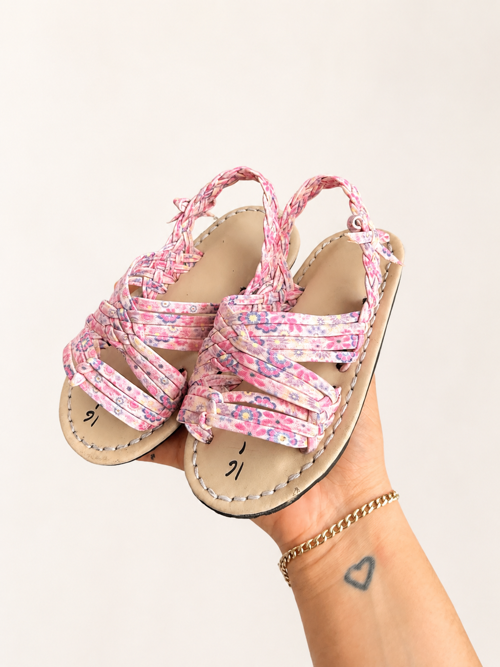Tejido floreado niñas